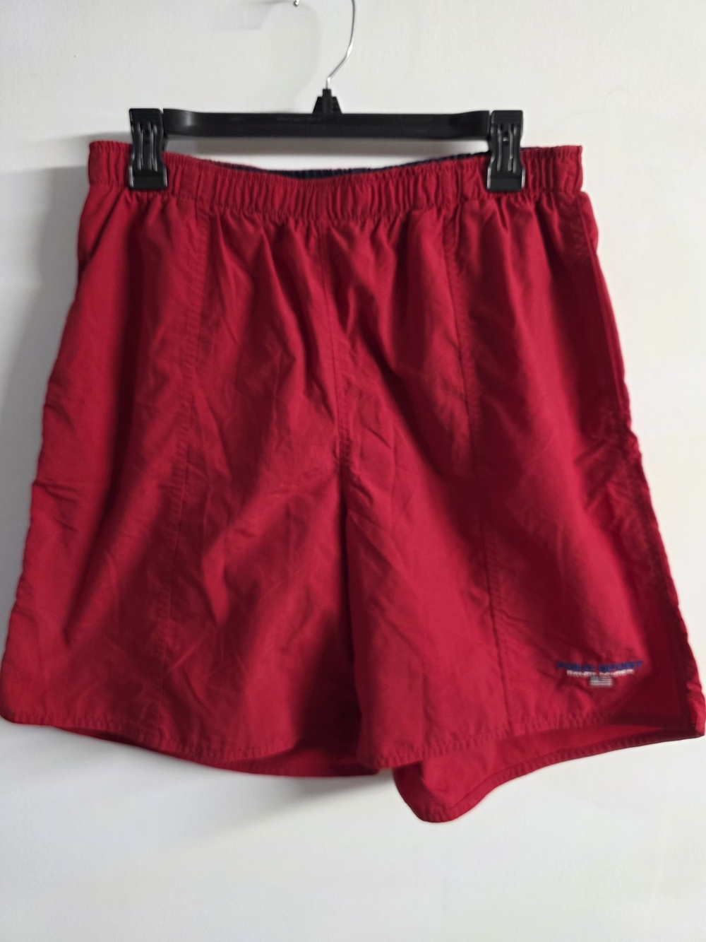 Mens Polo Sport Ralph Lauren Red Swim Shorts Size Large.